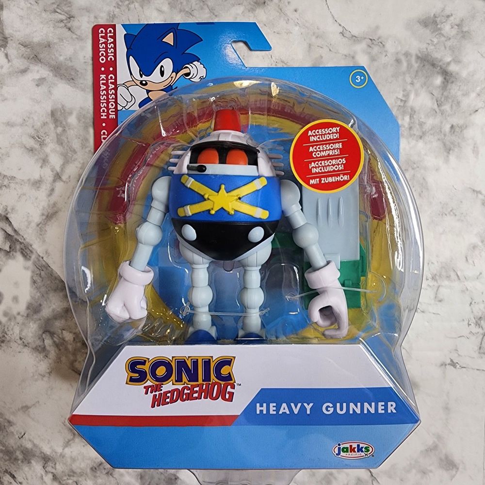 Jakks Pacific Sonic the Hedgehog 4" Figure Heavy Gunner New in Hand